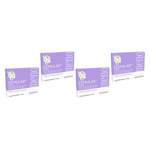 Flordis Femular Forte Menopause 30 Tablets Pack of 4