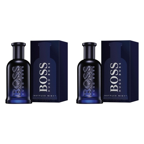 Hugo Boss Bottled Night EDT 100mL Pack of 2