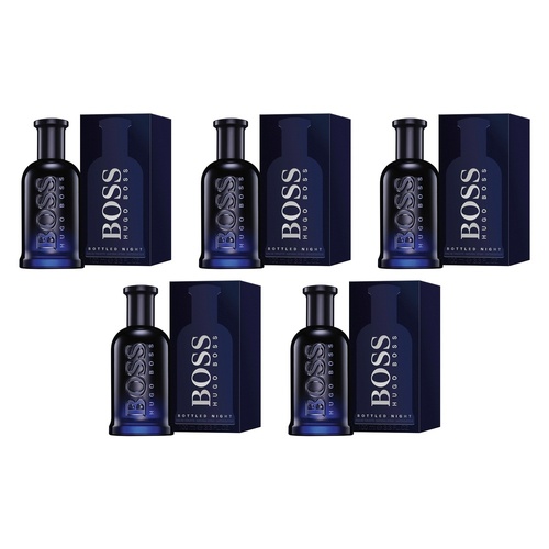 Hugo Boss Bottled Night EDT 100mL Pack of 5
