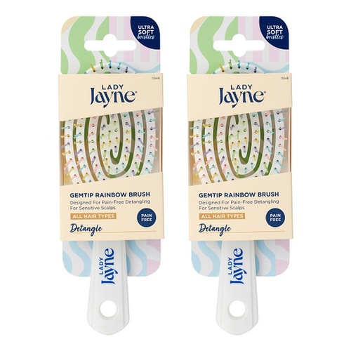Lady Jayne Gemtip Rainbow Brush Pack of 2
