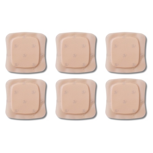 Aquacel Ag Foam Dressing Adhesive 10cm x 10cm Pack of 6