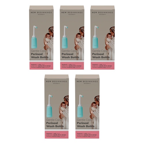 New Beginnings Maternity Perineal Wash Bottle Pack of 5