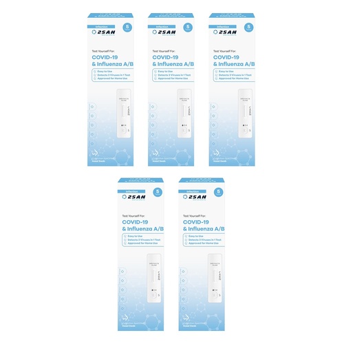2San COVID-19 and Influenza A/B Test - 5P Pack of 5
