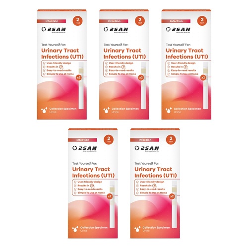 2San Urinary Tract Infection Test 2 Pack Bundle of 5