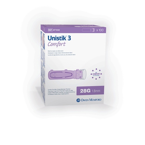 Unistik Comfort Lancets 28G