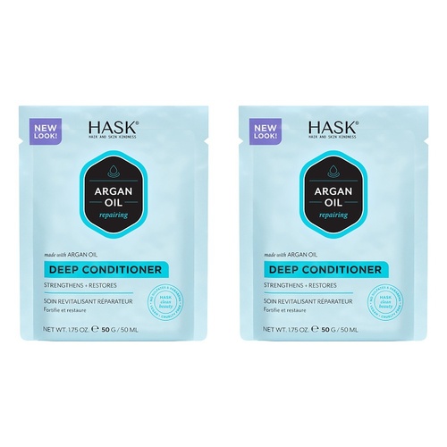Hask Argan Oil Repairing Deep Conditioner 50g x 12 Bundle of 2
