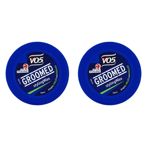 VO5 Extreme Style Groomed Styling Wax 75mL Pack of 2