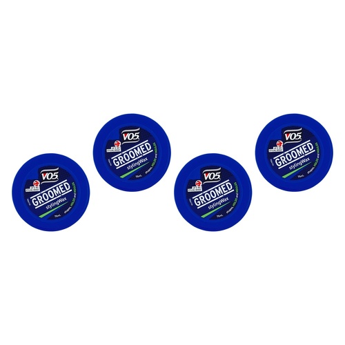 VO5 Extreme Style Groomed Styling Wax 75mL Pack of 4