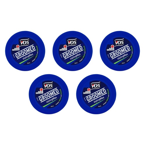 VO5 Extreme Style Groomed Styling Wax 75mL Pack of 5
