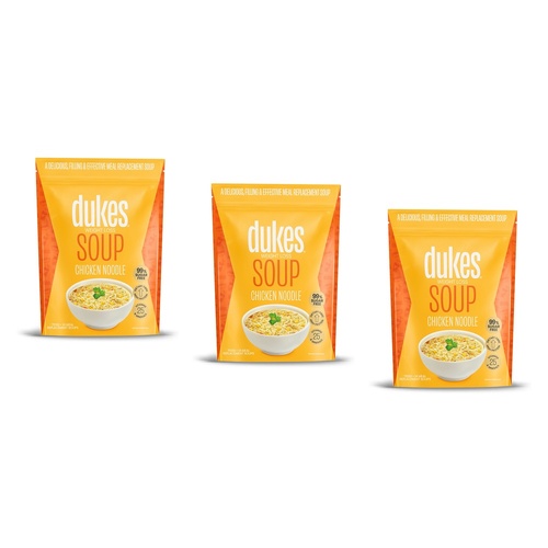Dukes Weight Loss Soup Chicken Noodle 700g Pack of 3