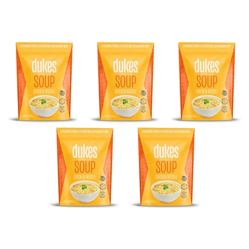 Dukes Weight Loss Soup Chicken Noodle 700g Pack of 5