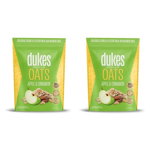 Dukes Weight Loss Oats Apple & Cinnamon 700g Pack of 2