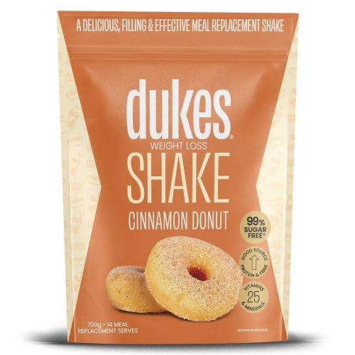 Dukes Weight Loss Shake Cinnamon Donut 700g