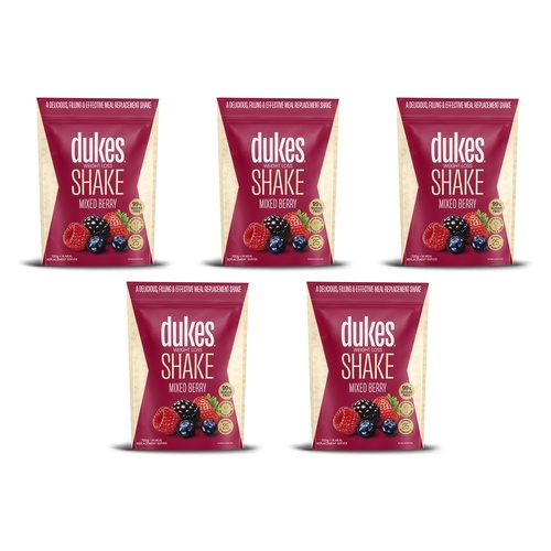 Dukes Weight Loss Shake Mixed Berry 700g Pack of 5