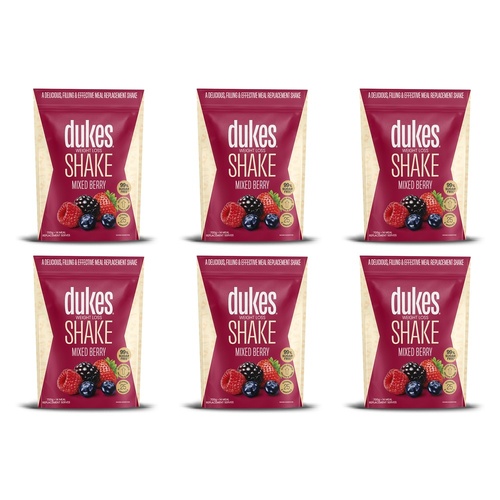 Dukes Weight Loss Shake Mixed Berry 700g Pack of 6