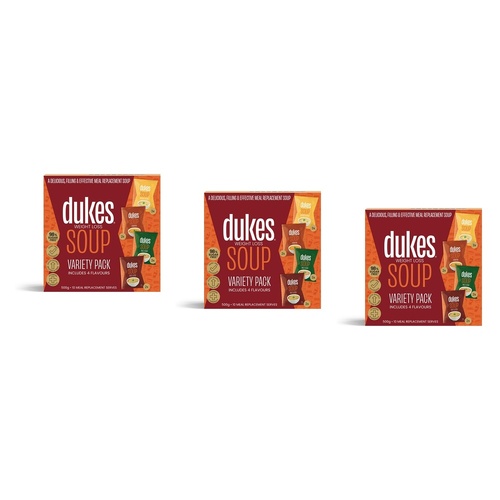 Dukes Weight Loss Soup Variety 10 x 50g Pack of 3
