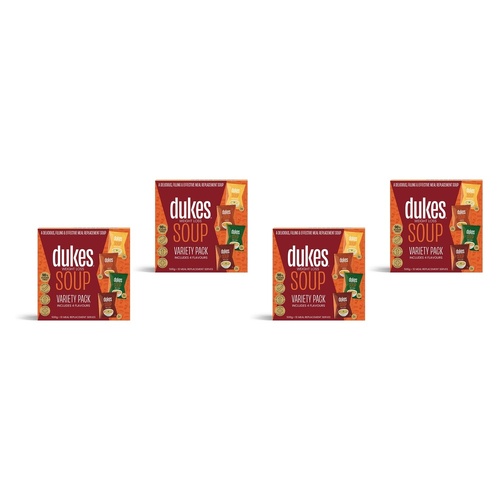 Dukes Weight Loss Soup Variety 10 x 50g Pack of 4