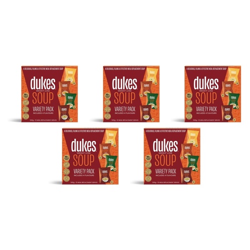 Dukes Weight Loss Soup Variety 10 x 50g Pack of 5
