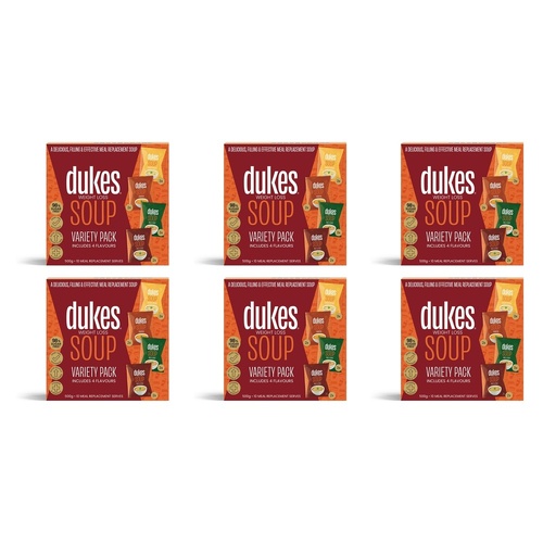 Dukes Weight Loss Soup Variety 10 x 50g Pack of 6