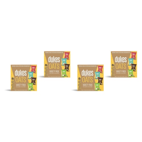 Dukes Weight Loss Oats Variety 10 x 50g Sachets Pack of 4