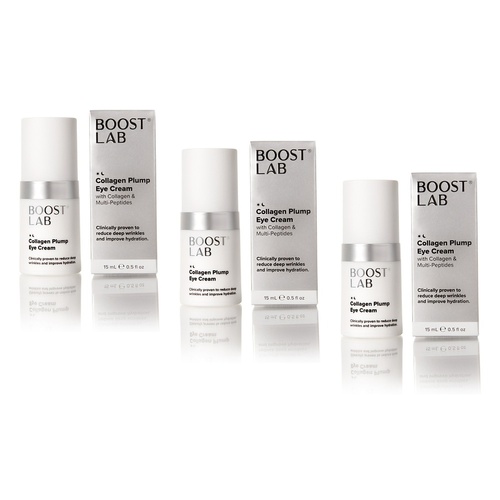Boost Lab Collagen Plump Eye Cream 15mL Pack of 3