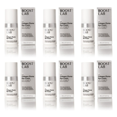 Boost Lab Collagen Plump Eye Cream 15mL Pack of 6