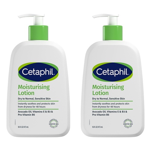 Cetaphil Moisturising Lotion 473mL Pack of 2