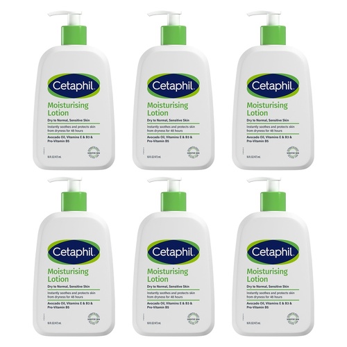 Cetaphil Moisturising Lotion 473mL Pack of 6