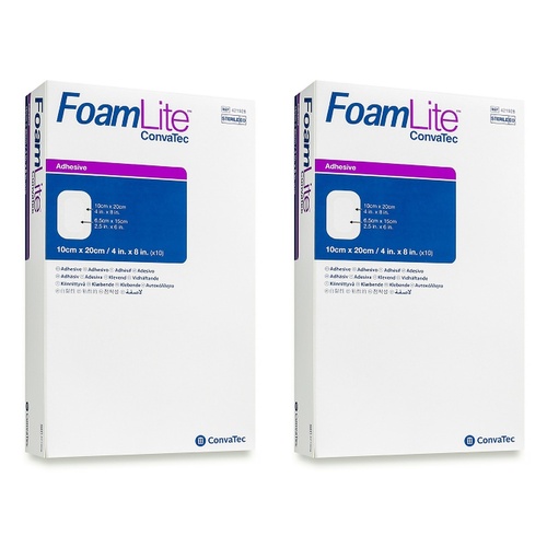 Aquacel Foam Lite Sterile Dressing 20cm Pack of 2