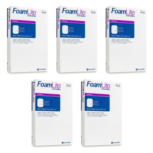 Aquacel Foam Lite Sterile Dressing 20cm Pack of 5