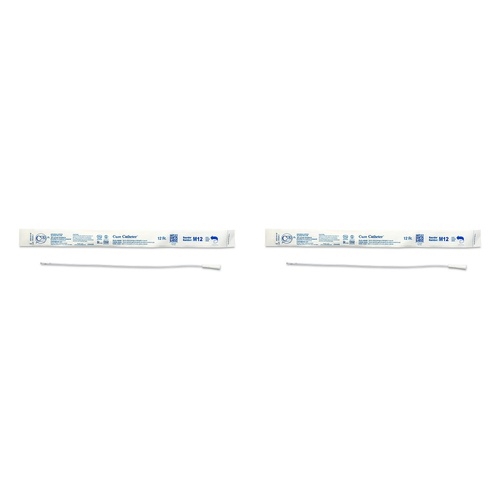 Cure Medical Catheter Male Uncoated 16 Straight Tip 12 Pack of 2