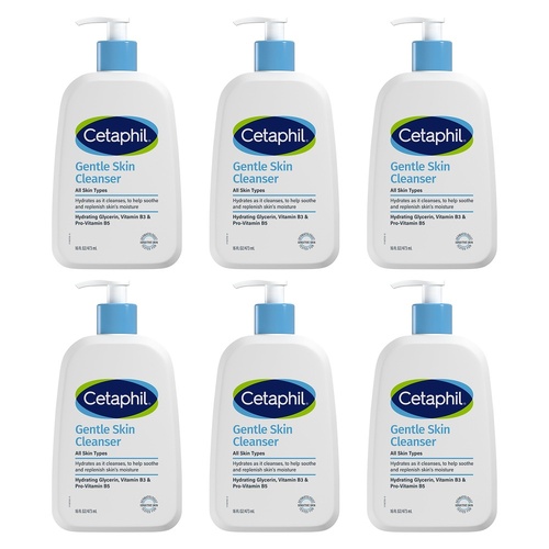 Cetaphil Gentle Skin Cleanser 473mL Pack of 6