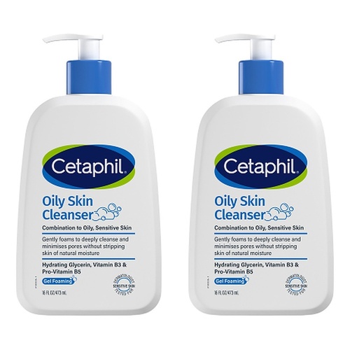 Cetaphil Oily Skin Cleanser 473mL Pack of 2
