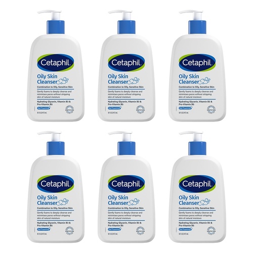 Cetaphil Oily Skin Cleanser 473mL Pack of 6