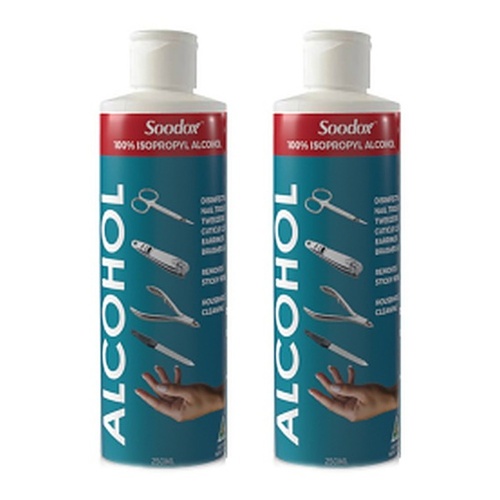 Soodox Isopropyl Alcohol 250mL Pack of 2