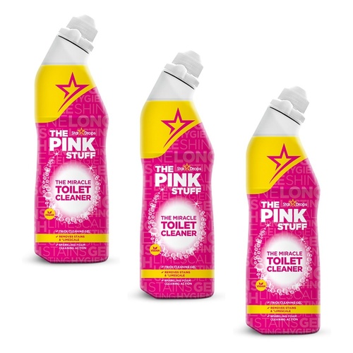 The Pink Stuff Miracle Toilet Cleaner 750mL Pack of 3