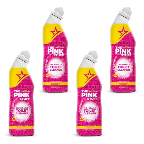 The Pink Stuff Miracle Toilet Cleaner 750mL Pack of 4