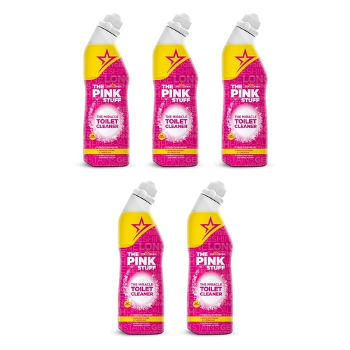 The Pink Stuff Miracle Toilet Cleaner 750mL Pack of 5