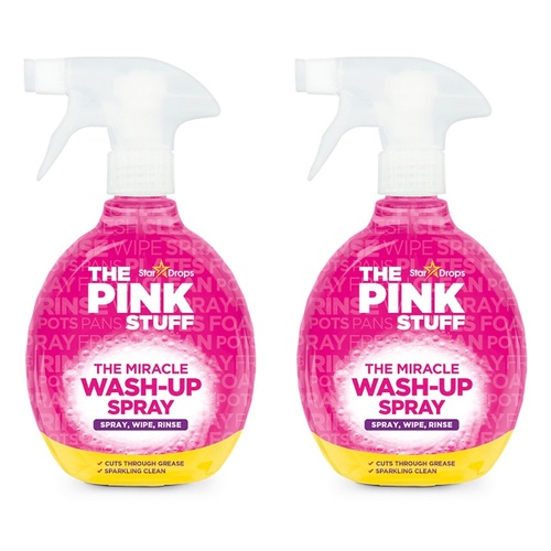 The Pink Stuff Wash Up Spray 500mL Pack of 2
