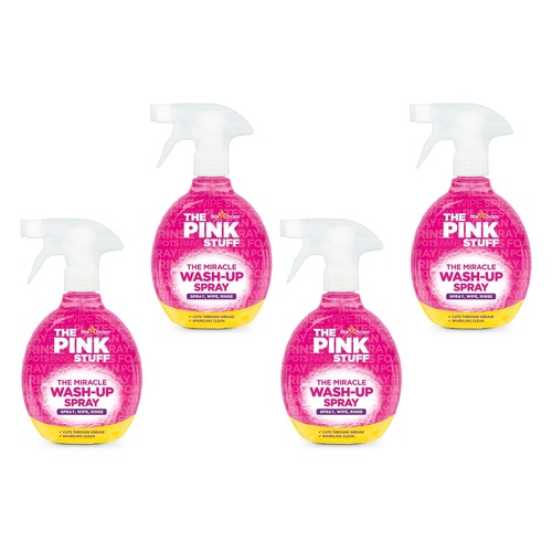 The Pink Stuff Wash Up Spray 500mL Pack of 4