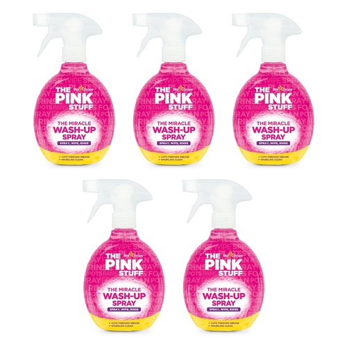 The Pink Stuff Wash Up Spray 500mL Pack of 5