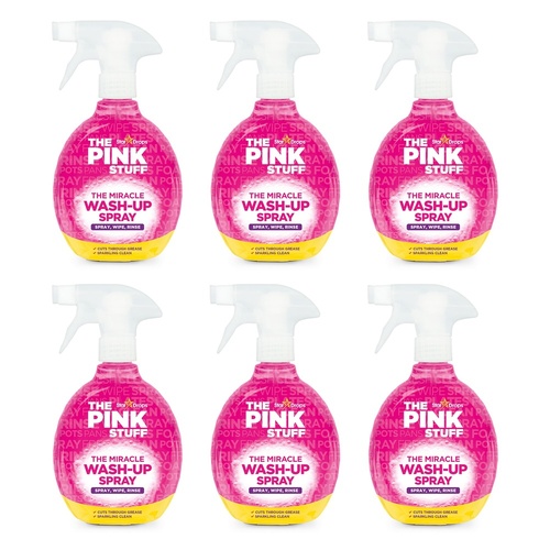 The Pink Stuff Wash Up Spray 500mL Pack of 6