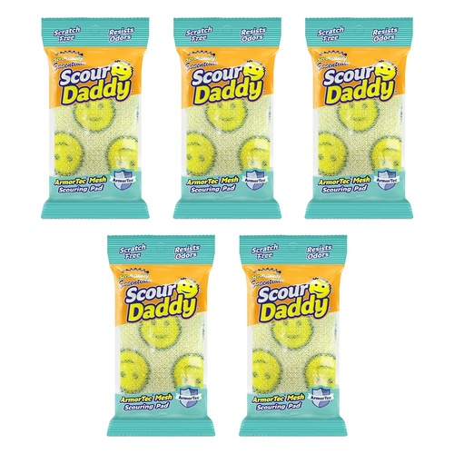 Scrub Daddy Essentials Scour Daddy Pack of 5