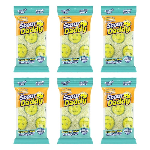 Scrub Daddy Essentials Scour Daddy Pack of 6