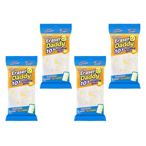 Scrub Daddy Essentials Eraser Daddy Pack of 4