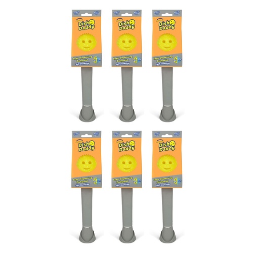 Scrub Daddy Dish Daddy Silver Pack of 6