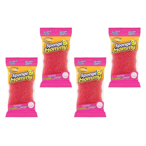 Scrub Daddy Essentials Sponge Mommy Pack of 4