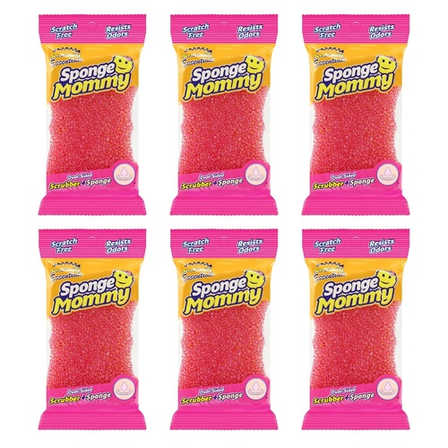 Scrub Daddy Essentials Sponge Mommy Pack of 6