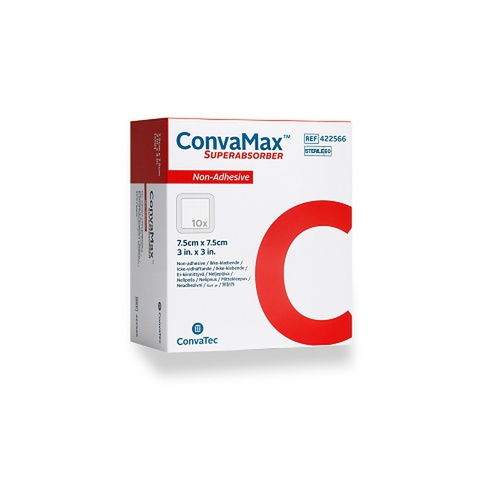 Convamax Superabs Non Adhesive Dressing 7.5cm x 7.5cm