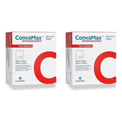 Convamax Superabs 10cmx10cm Non-Adhesive Dressing Pack of 2